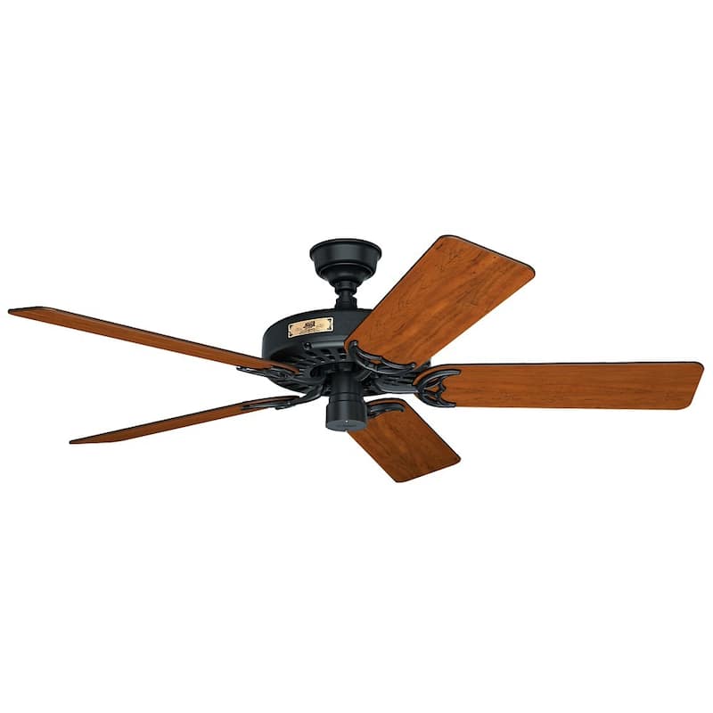 52" Hunter Original Outdoor Ceiling Fan with Pull Chain, Damp Rated - 52