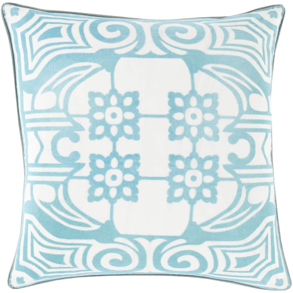 Decorative Allyson Floral 22-inch Throw Pillow