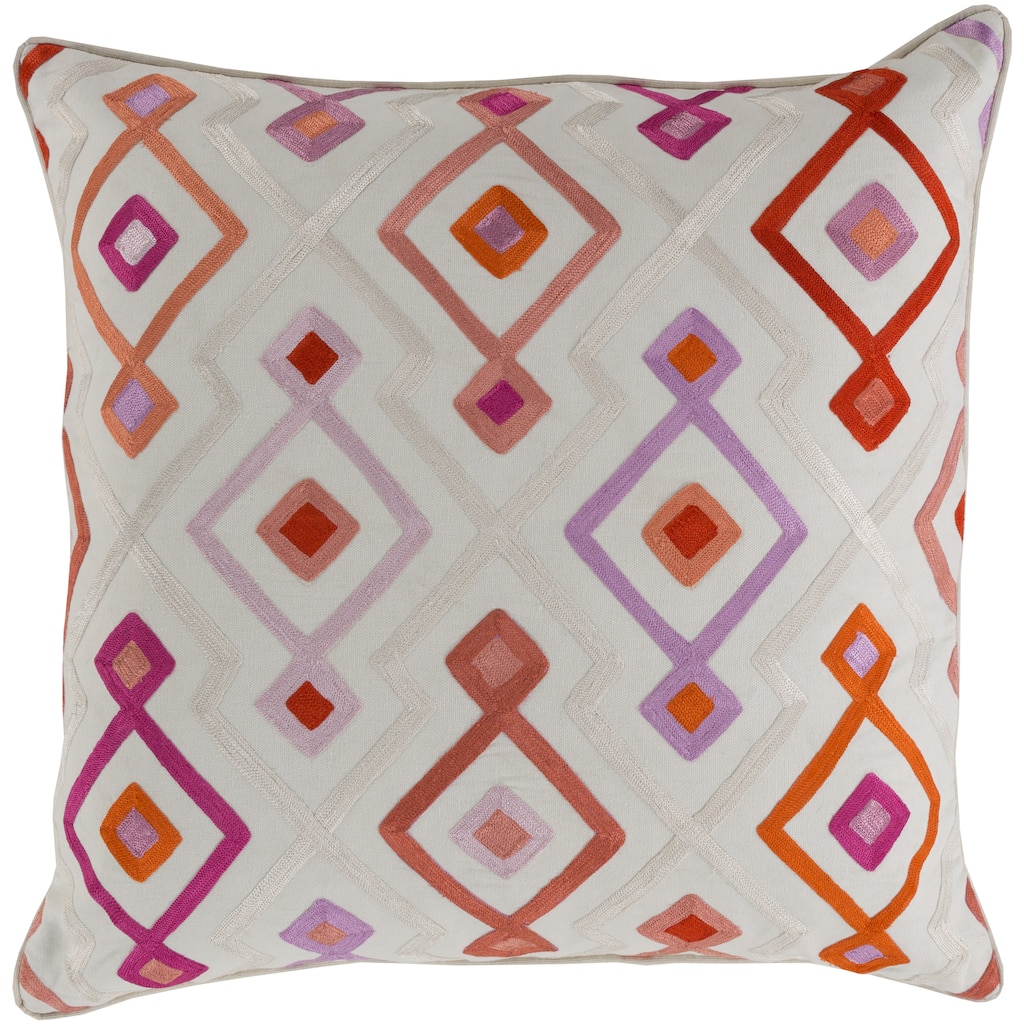 KD Spain: Decorative Cayden Woven Geo 18-inch Throw Pillow