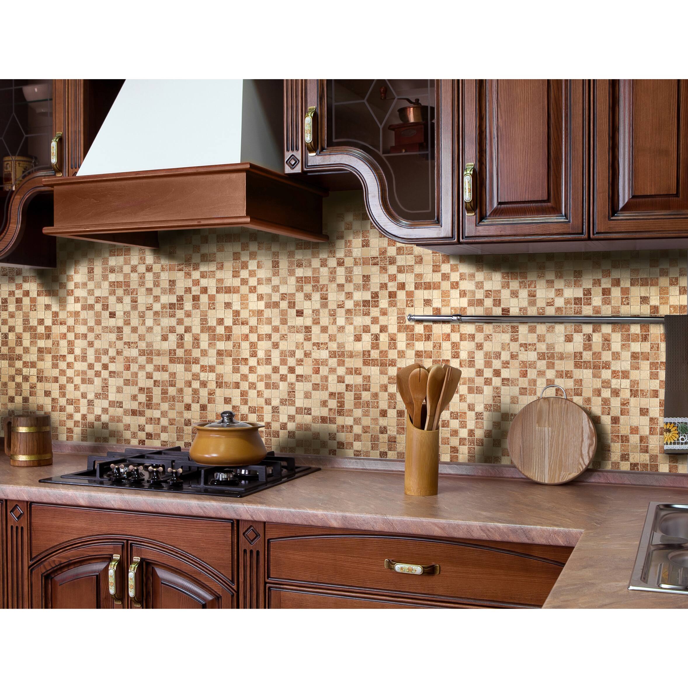 Shop Instant Mosaic 12 Inch X 12 Inch Peel And Stick Natural Stone