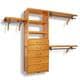 Shop John Louis Home Deluxe 16-inch Honey Maple 5-drawer Closet Organizer - On Sale - Free ...