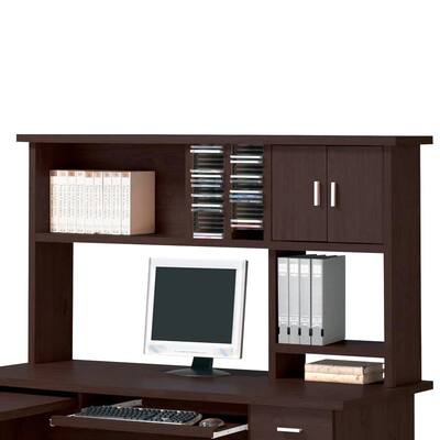Selydove Espresso Finish Computer Hutch