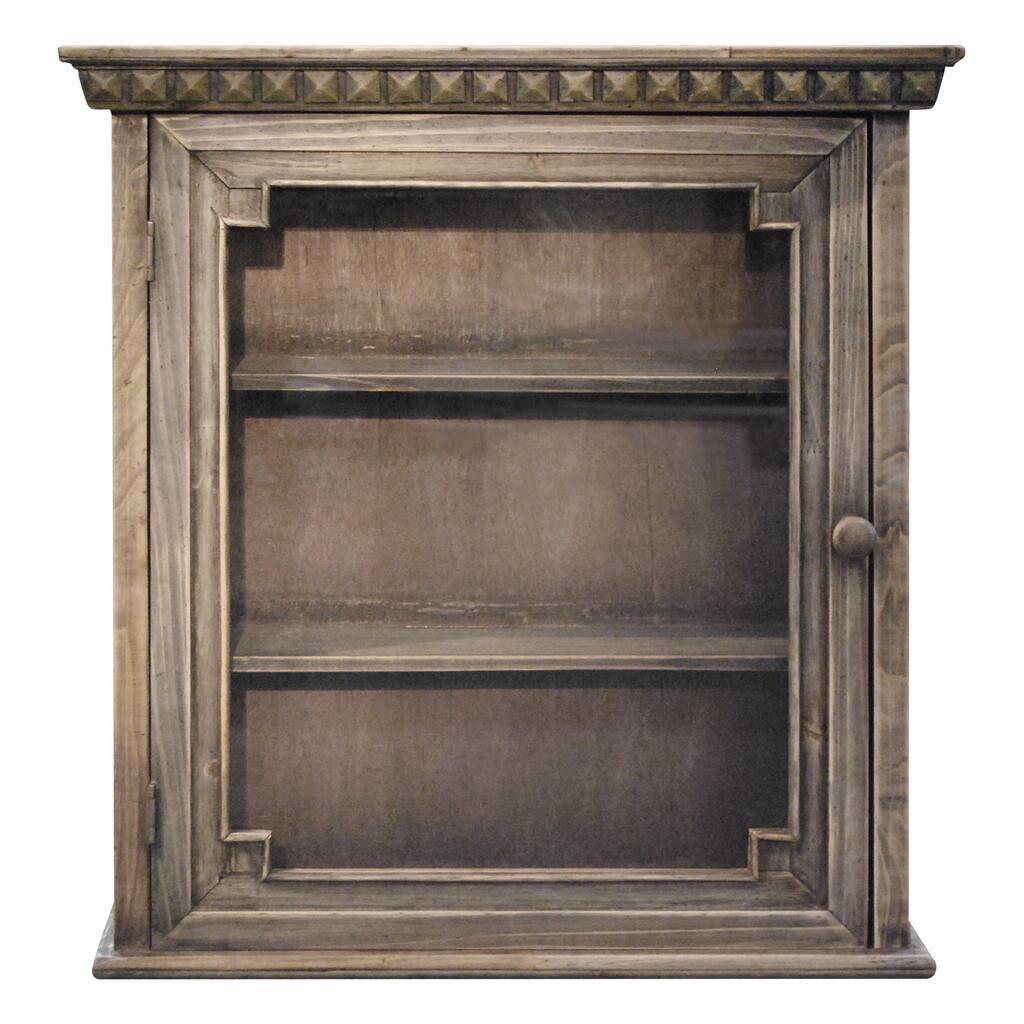 Architectural Walnut Wall Cabinet