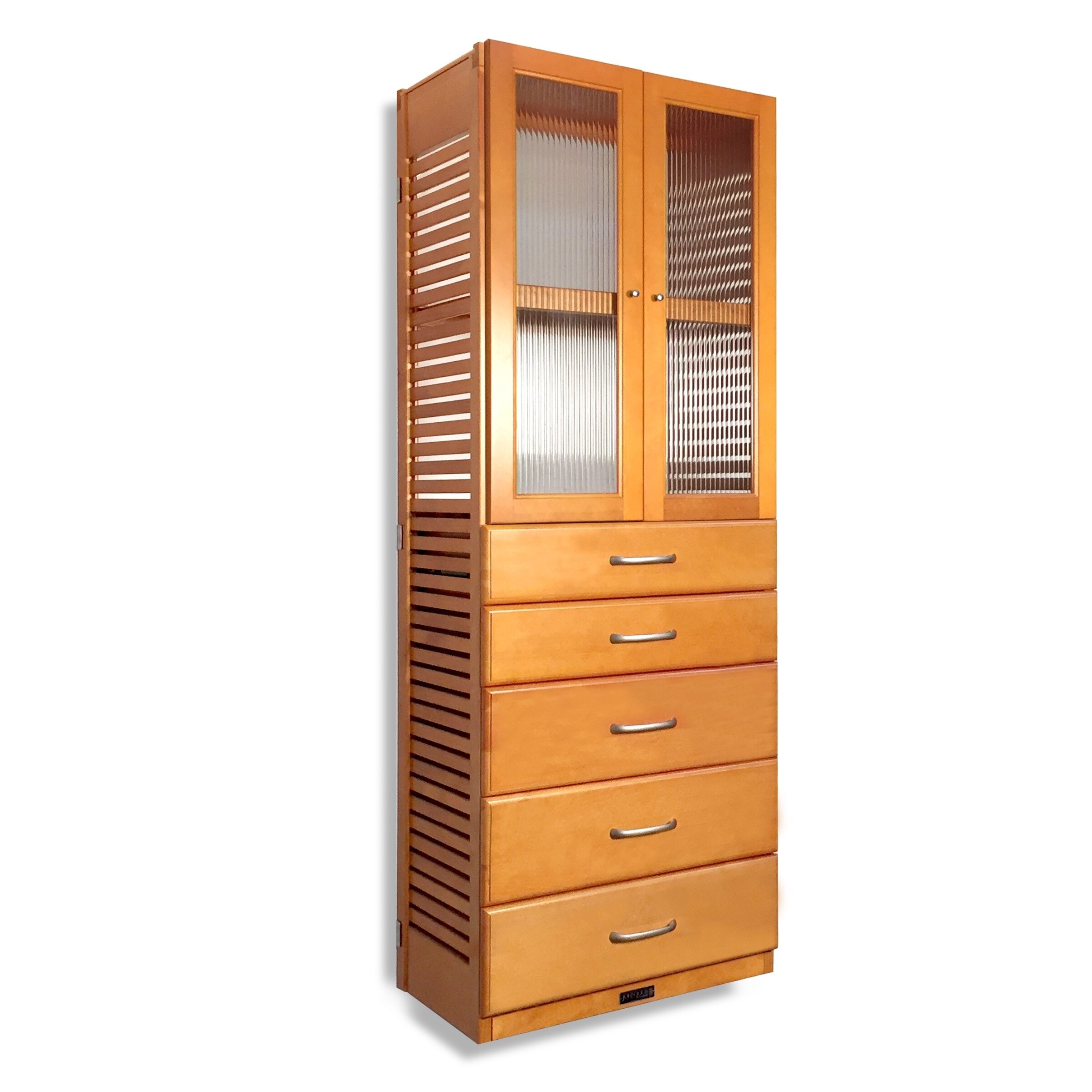 Shop John Louis Home 16in Deep Solid Wood Deluxe 5 Drawer Doors