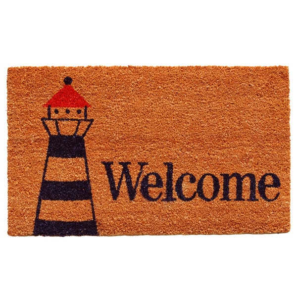 Lighthouse Welcome Doormat