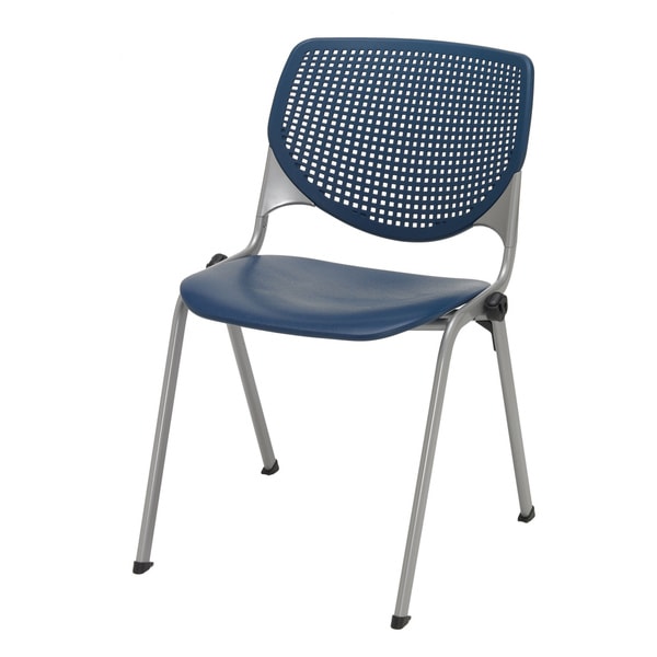 KFI KOOL Polypropylene Stack Chair with Perforated Back
