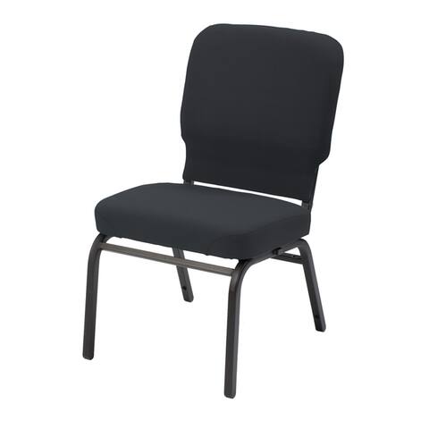 KFI Big and Tall Armless Guest Chair Weight Tested To Hold 500-pounds Fabric