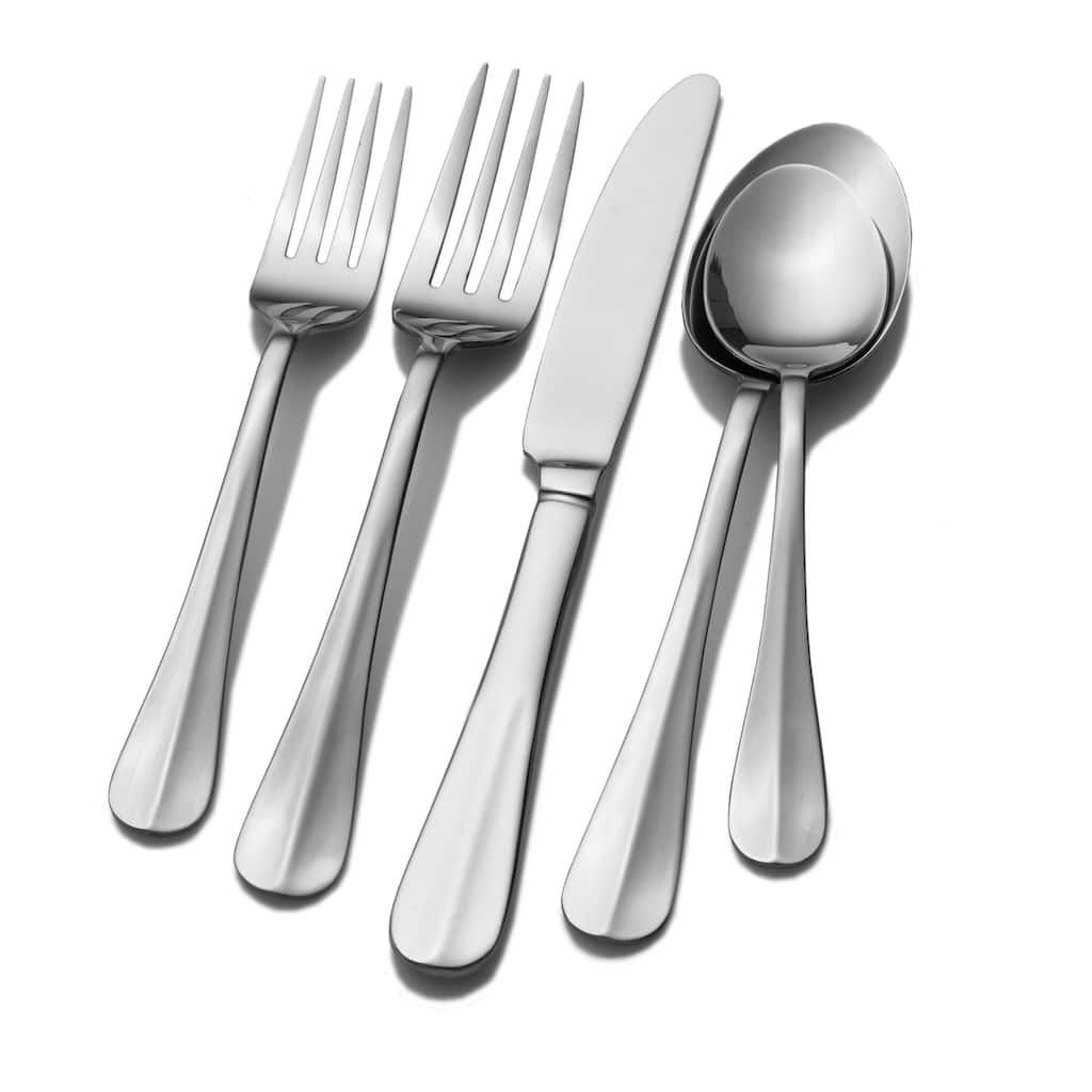 International Silver Simplicity 101 Piece Flatware Set Service for 12
