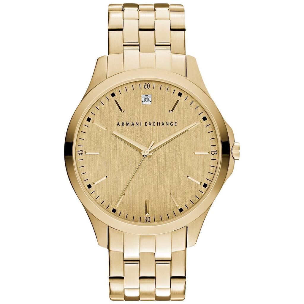 Armani Exchange Men's AX2167 Gold Stainless Steel Quartz Watch