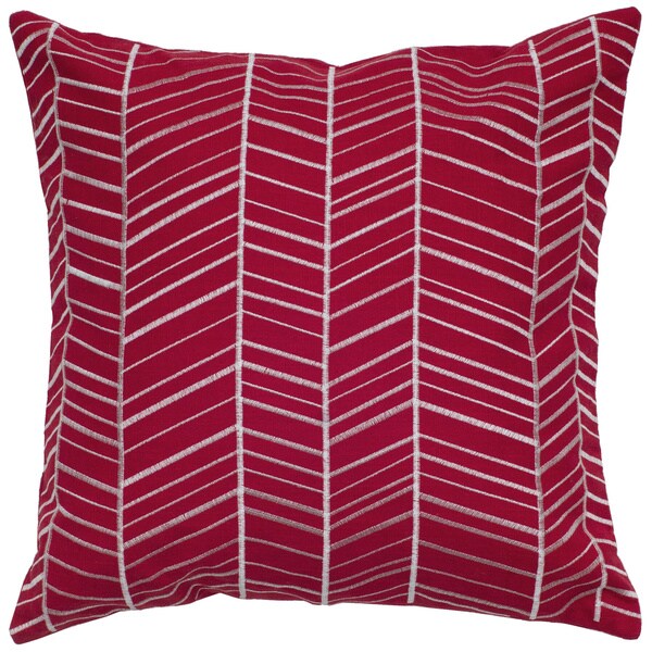 Rizzy Home 18"x18" Herringbone Throw Pillow