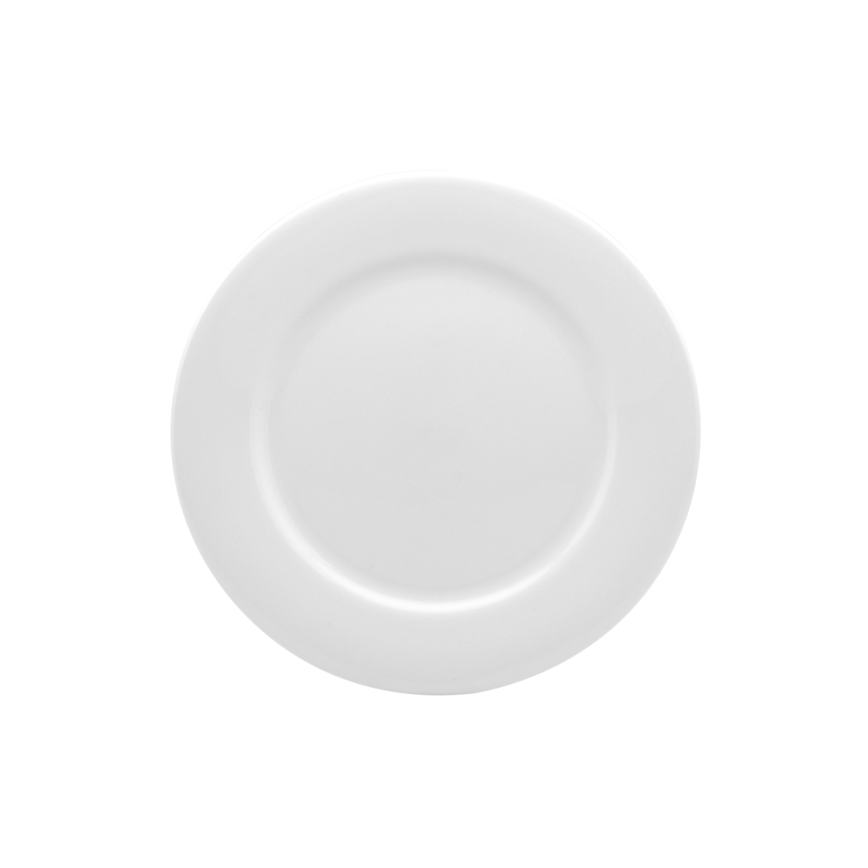 Red Vanilla Rimmed Dinner Plates (Set of 4)