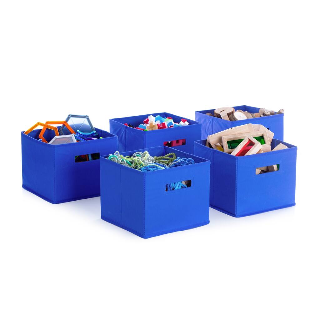 Guidecraft Blue Storage Bins (Set of 5)