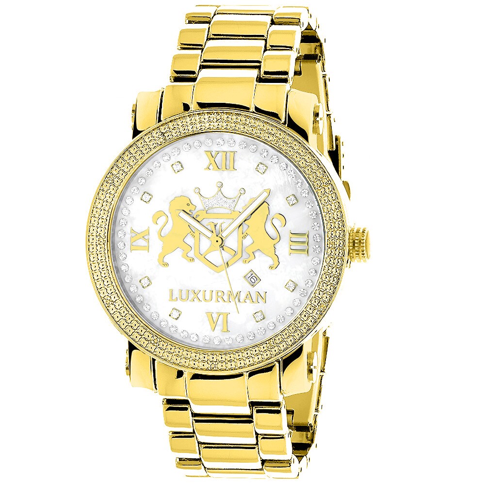 luxurman watches gold