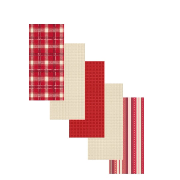 Shop Flat Woven Kitchen Towel Set Of 5 Ships To Canada
