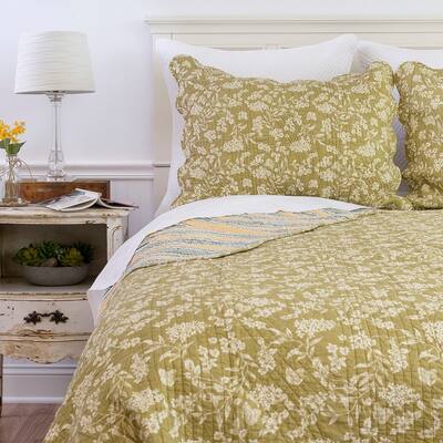 Green Toile Quilts Coverlets Find Great Bedding Deals