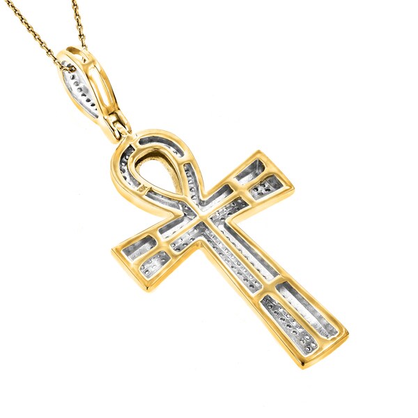 10k gold ankh pendant