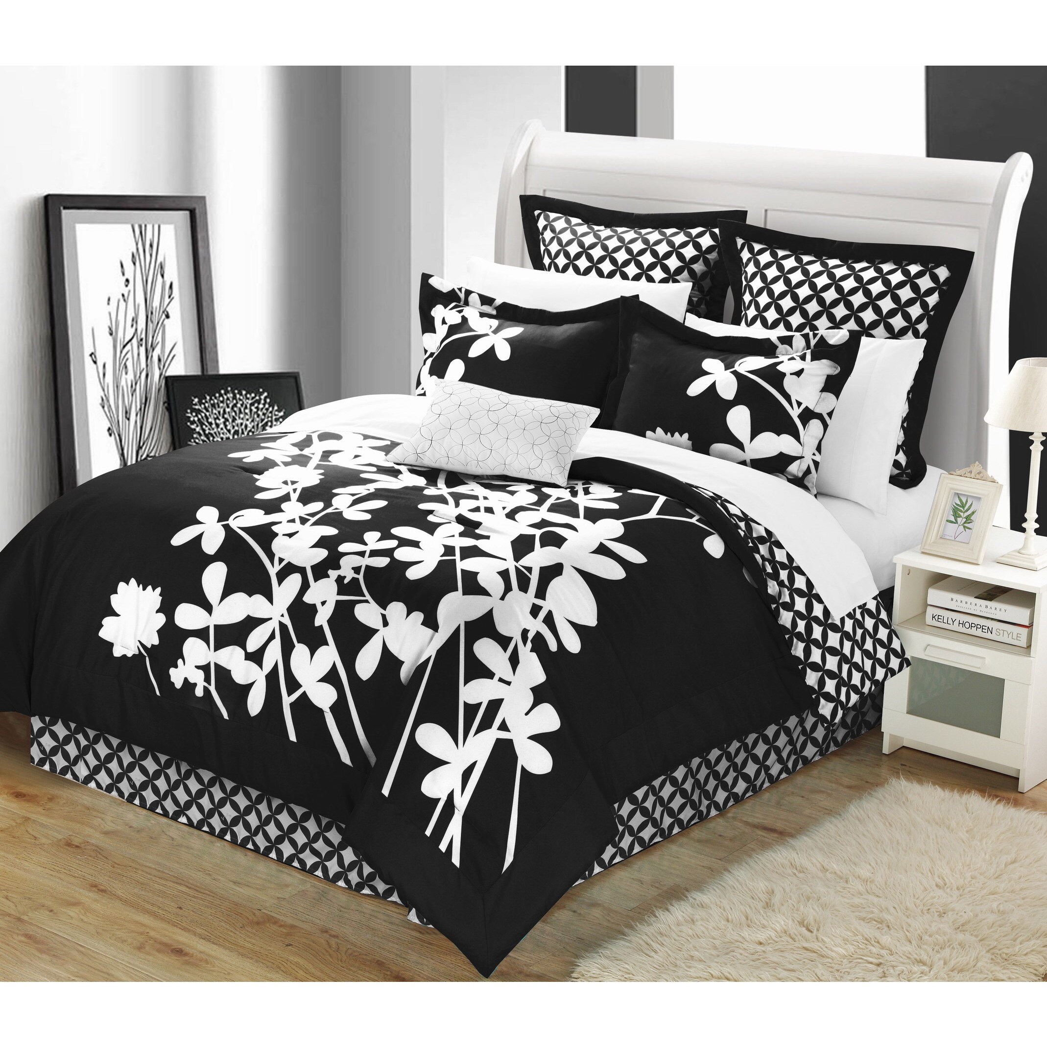 chic home ayesha 11-piece comforter bed in a bag set