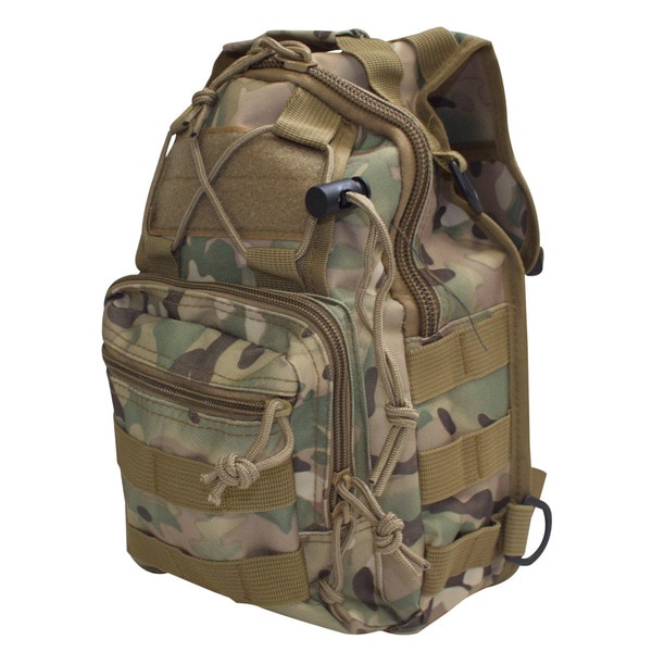 Tactical Camo Ambidextrous Sling Backpack - Free Shipping On Orders ...