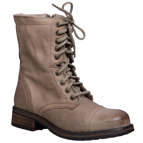 steve madden lace up combat boots