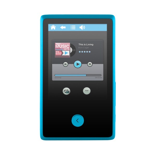 Ematic EM318VID 8 GB Blue Flash Portable Media Player   17546792