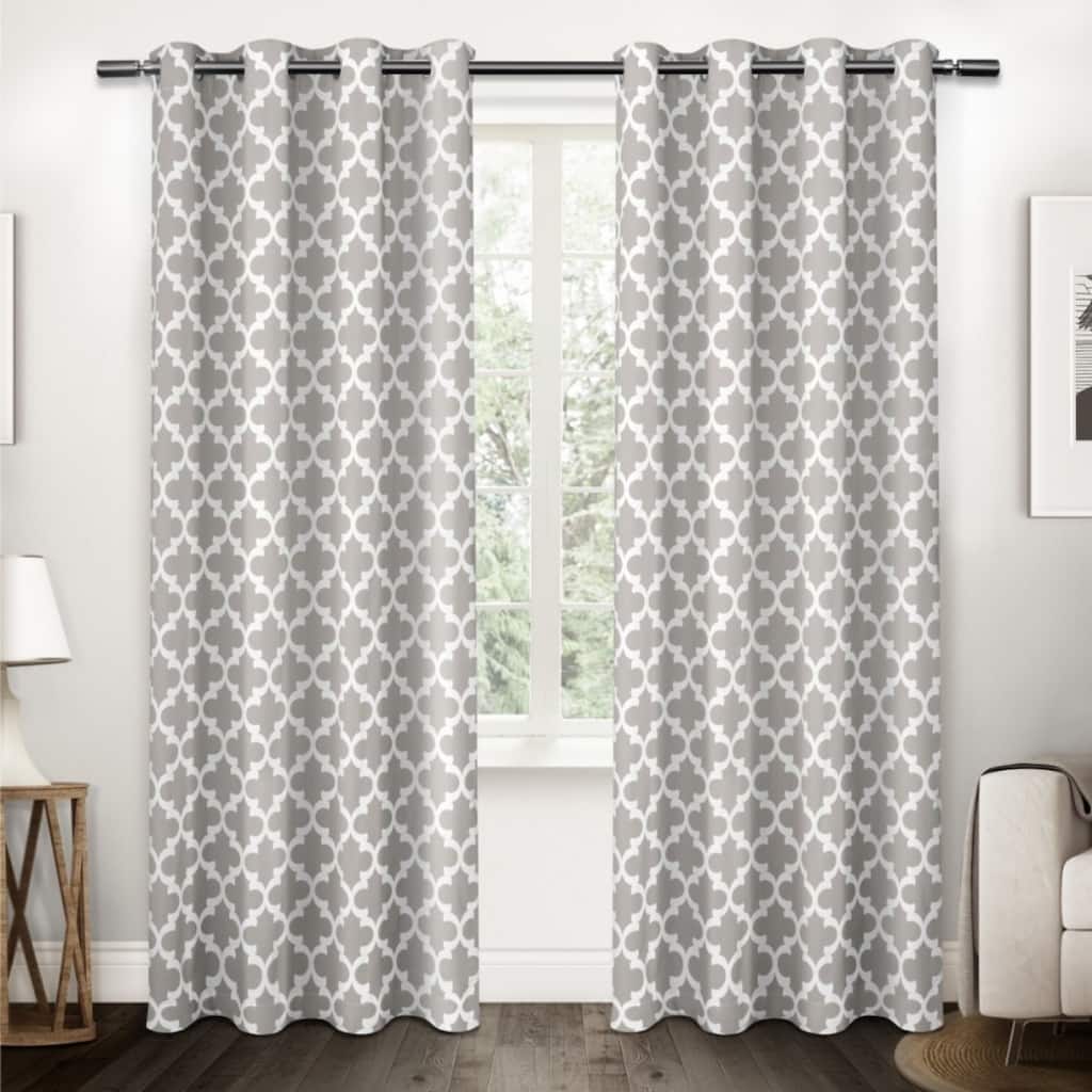 The Curated Nomad Goodlett Cotton Grommet Top Curtain Panel Pair