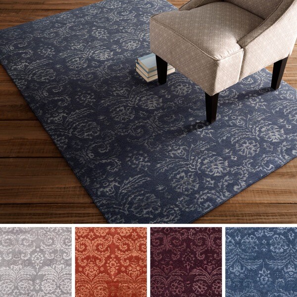 HandTufted Horsham Damask Viscose Area Rug (8' x 10') 8' x 10