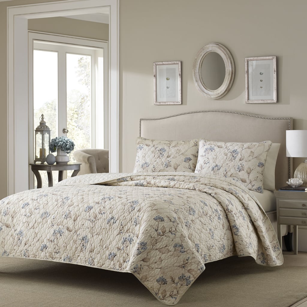 Stone Cottage Zen Garden Reversible 3-piece Quilt Set