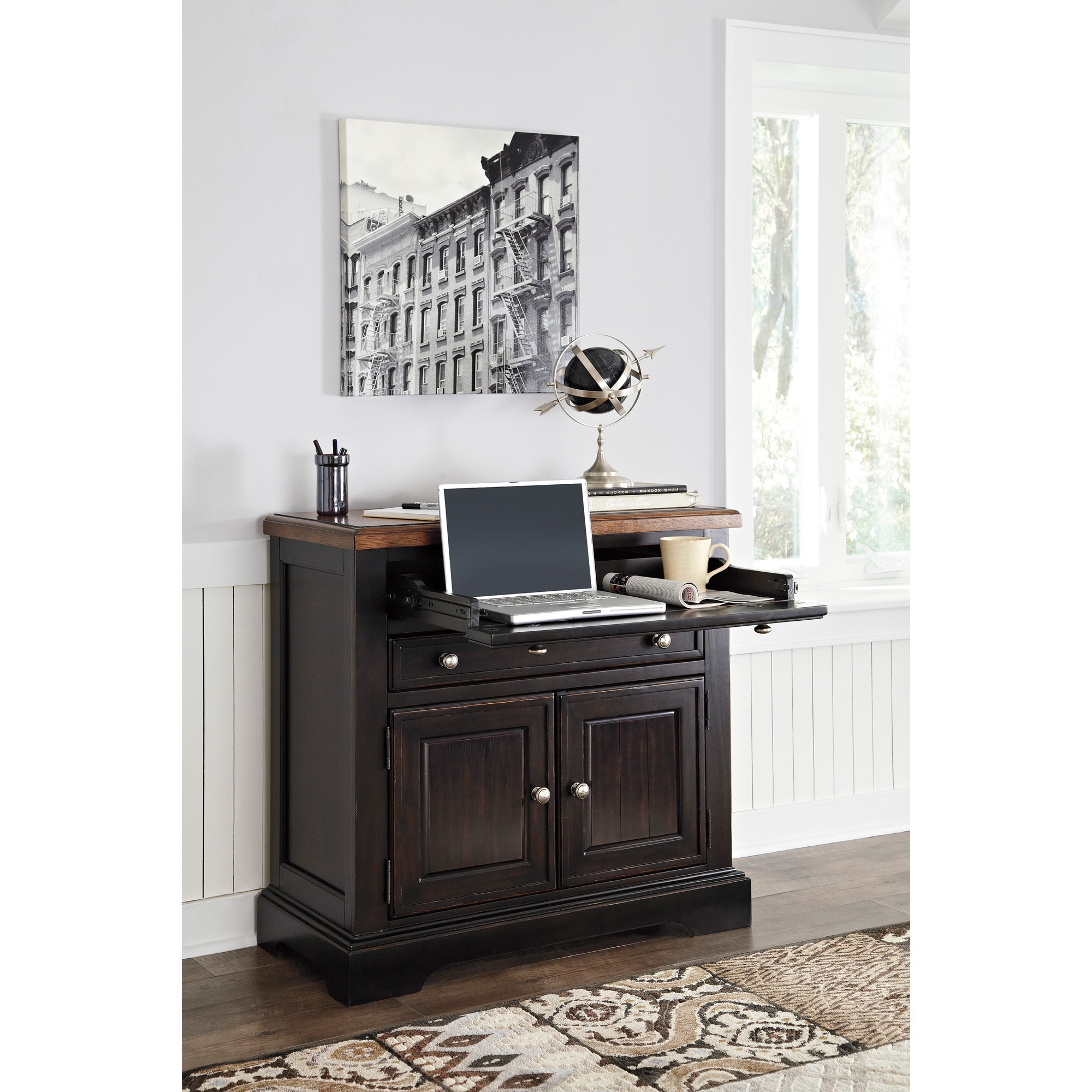 Shop Signature Design By Ashley Shardinelle Secretary Desk