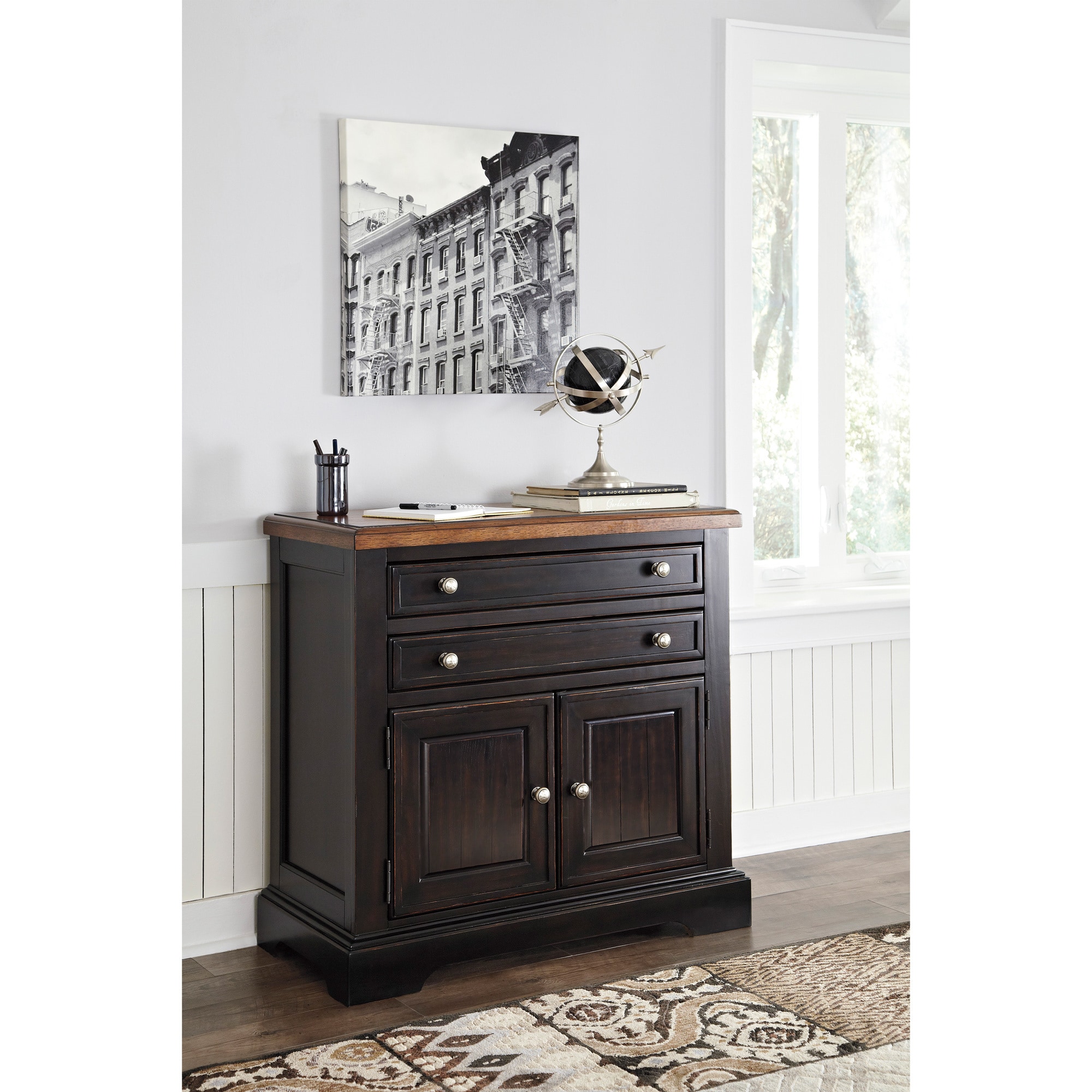 Shop Signature Design By Ashley Shardinelle Secretary Desk Free