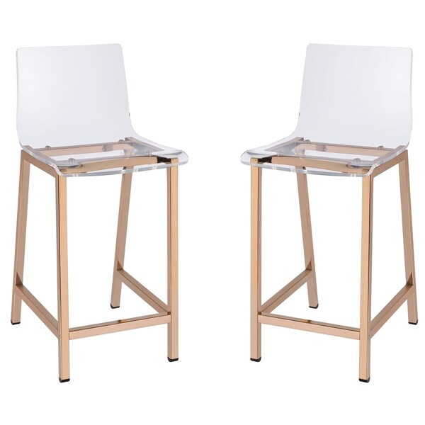 acrylic bar stools set of 2