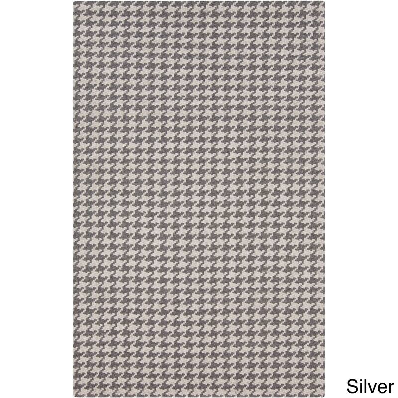 Hand-Woven Roberta Transitional Felted Wool Area Rug