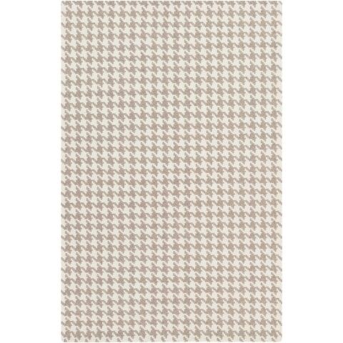 Hand-Woven Roberta Transitional Felted Wool Area Rug