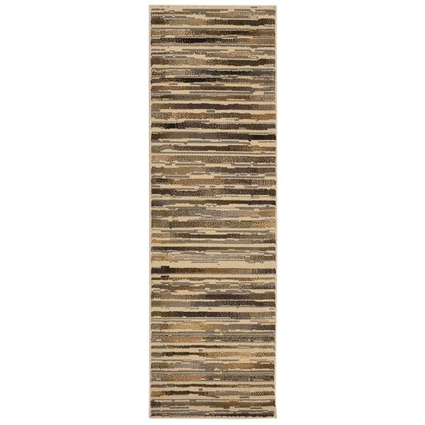 Rug Squared Mariposa Beige Runner Rug (22 x 73)   17547145