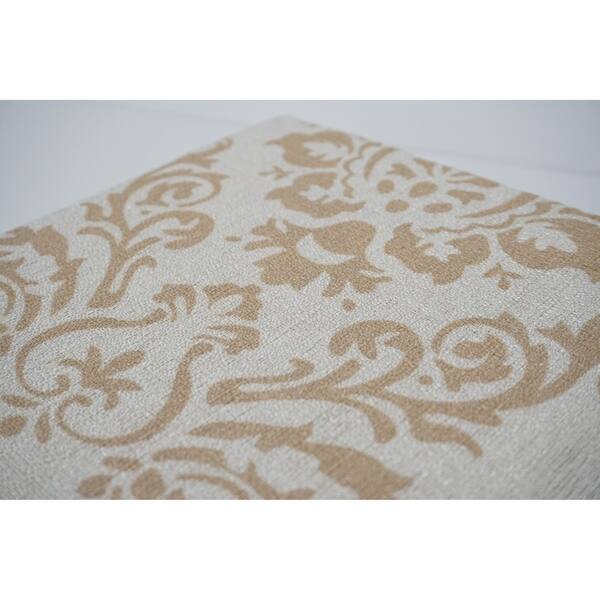 Shop Luciana Damask Polyester Shower Curtain Free Shipping On