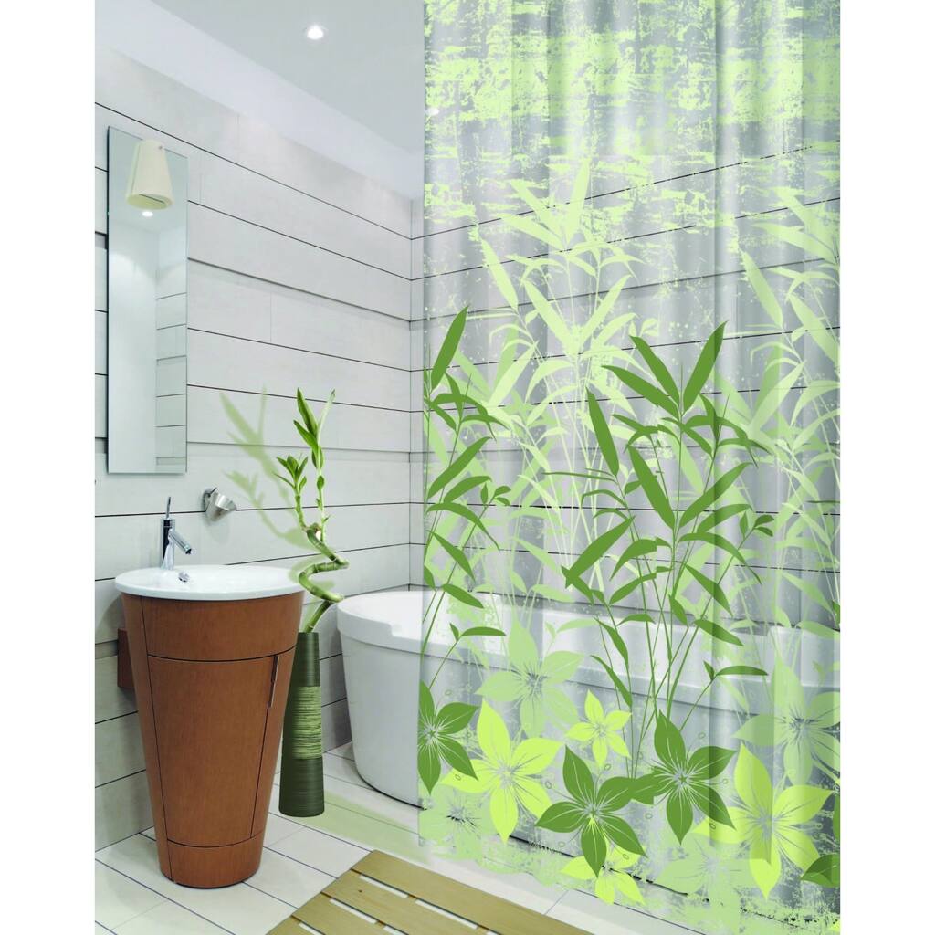 Nature Plastic 13-piece Shower Curtain Set