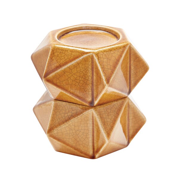 Dimond Home Honey Large Ceramic Star Candle Holders (Set of 2