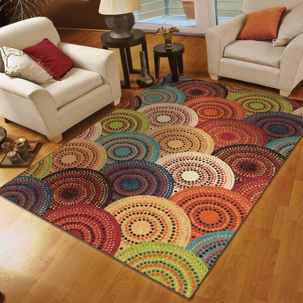 Carson Carrington Lycksele Indoor/ Outdoor Multi Area Rug - 5'2" x 7'6"