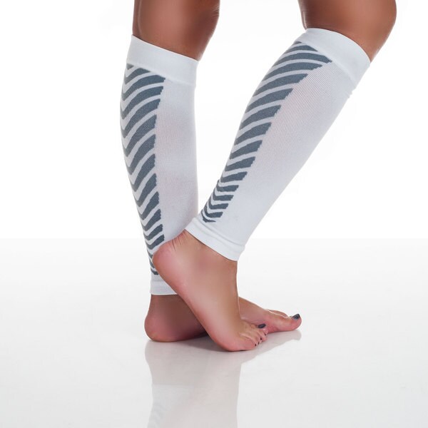 Adult Adjustable Calf Pressure Socks Sport Running Compression Guard Legs F4Z9 
