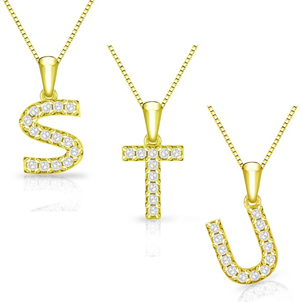 diamond initial necklace australia