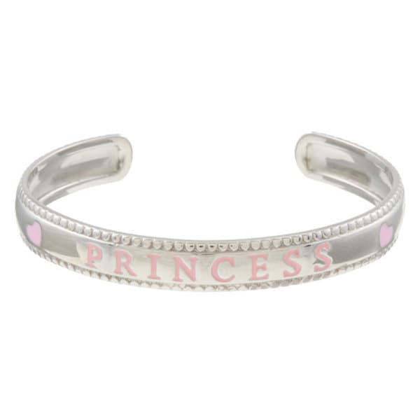 Sterling Essentials Silver 6 Inch Adjule Princess Sterling Essentials Silver 6 Inch Adjule Princess Baby Cuff Bracelet