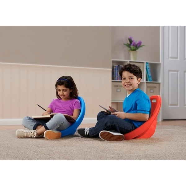 American Plastic Toys Kids Scoop Rocker 6-Pack, Red and Blue
