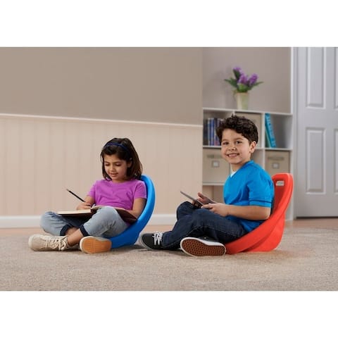 American Plastic Toys Kids Scoop Rocker 6-Pack, Red and Blue