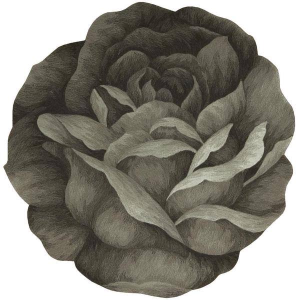 slide 1 of 1, Nourison Bloom Chocolate Rug (4' x 4')