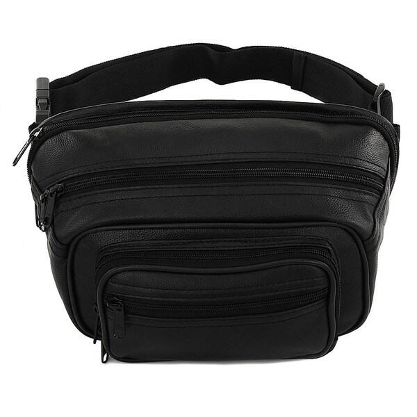 Men's & Women's Genuine Leather Conceal Carry Waist Bag with Dedicated ...