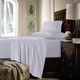 preview thumbnail 1 of 0, 750TC Cotton Extra Deep Pocket Sheet Set with Oversized Flat Sheet Cal King - White