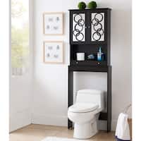 Furniture of America Landers Wood Space Saver Cabinet