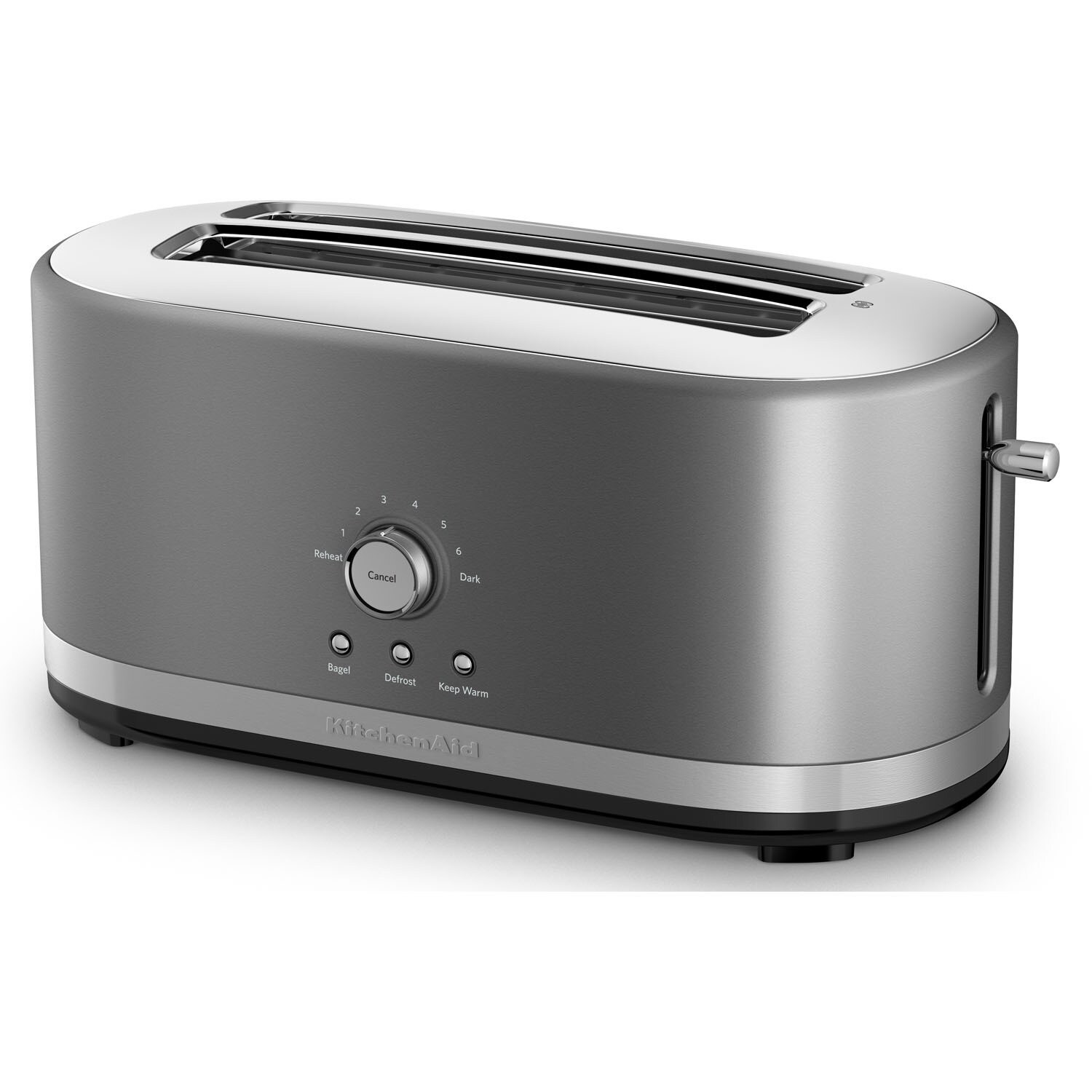 KitchenAid KMT4116CU Contour Silver 4-slice Long Slot Toaster with High  Lift Lever - Bed Bath & Beyond - 10461035