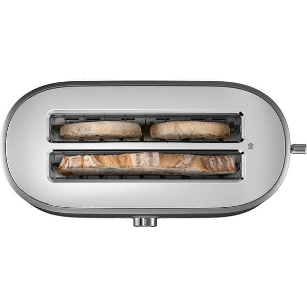 4-slot toaster, 2500W, Medallion Silver color - KitchenAid brand
