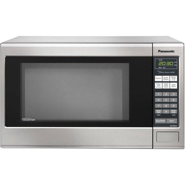 Shop Panasonic Nn Sn661s Stainless 1200w 1 2 Cubic Foot Countertop