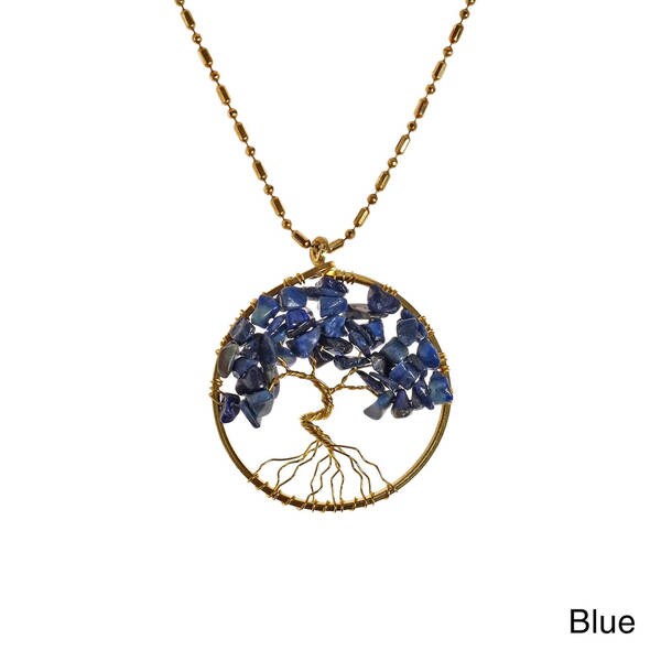 Handmade Tree of Life Brass Necklace (Thailand)